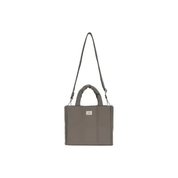 Snow Peak Nylon Shoulder Bag Crossbody Bag Handbag Medium Size Women's Dark Khaki