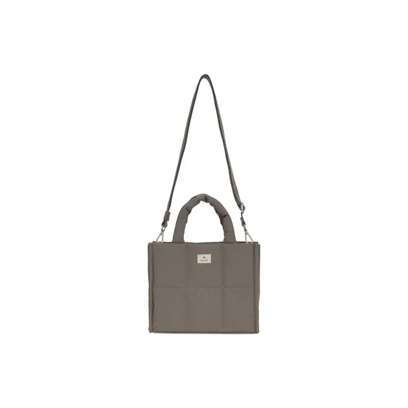 Snow Peak Nylon Shoulder Bag Crossbody Bag Handbag Medium Size Women's Dark Khaki-0