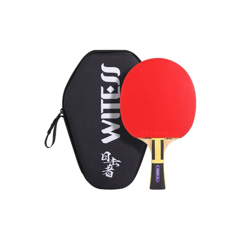 WITESS Ping Pong Paddles Unisex All Wood With Carbon Fiber-1