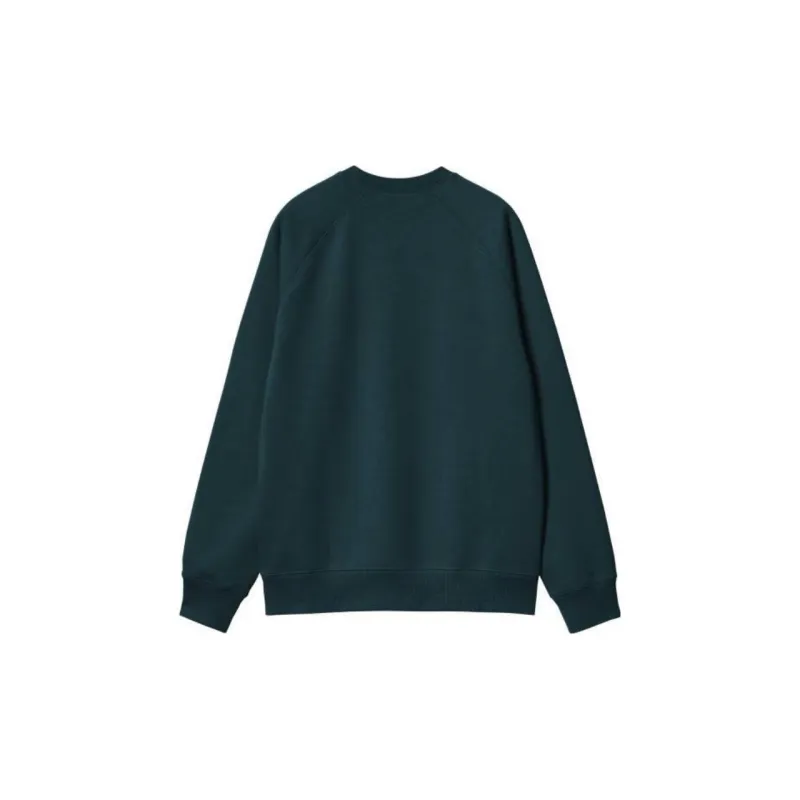 Carhartt WIP Chase Logo Embroidered Crewneck Sweatshirt-1