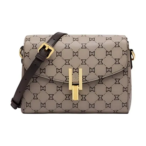 MashaLanti PVC Crossbody Bag Shoulder Bag Small Size Women's Light Coffee
