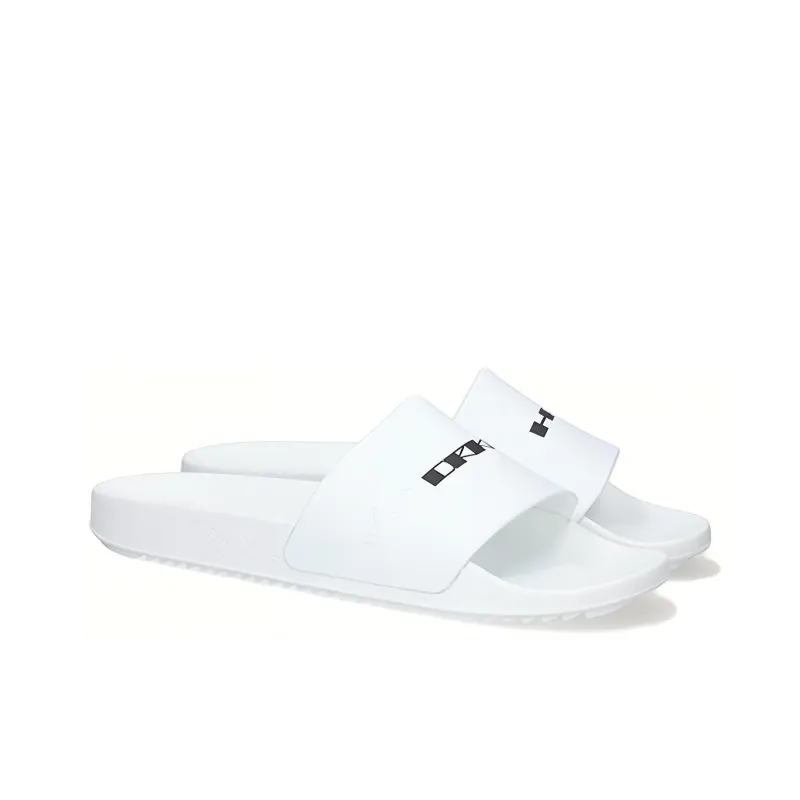 Rick Owens DRKSHDW Abrasion Resistant Slide Slippers Men's White-2