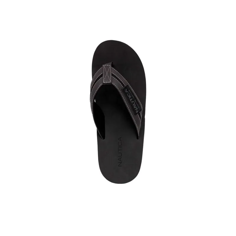 NAUTICA Odor-Resistant Abrasion-Resistant Slip-Resistant Flip Flops Unisex Light Blue-4