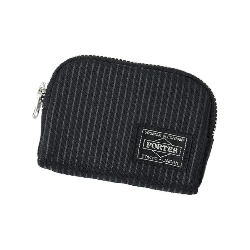 PORTER Cotton Key Pouch Regular Unisex Black-2