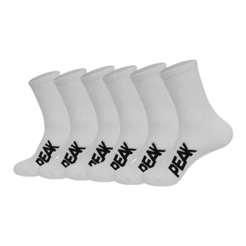PEAK Knee High Socks Unisex 6 Pack