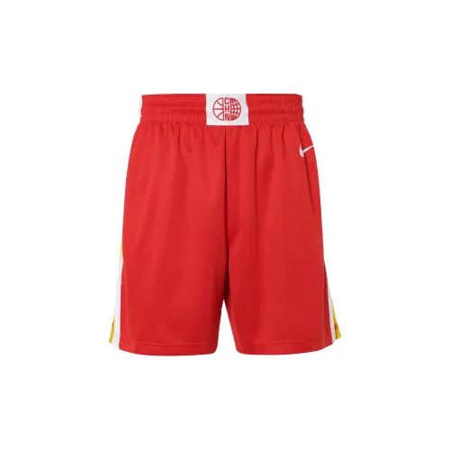 Nike Chinese Women's Basketball Team Olympic Series Basketball Shorts Women's Comet Red