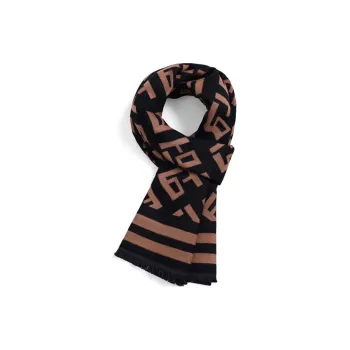 Cranta Komeia Polyester Viscose Knit Scarves Unisex