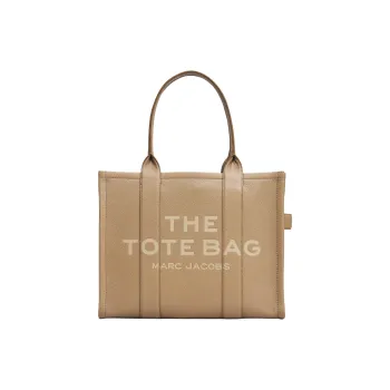 MARC JACOBS Full Grain Leather Tote Bag Shopping Bag Shoulder Bag Handbag Large Size Women's Brown