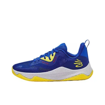 Under Armour Hovr Splash 3 Anti Slip Wear Resistant Low Top Basketball Shoes Men's Blue