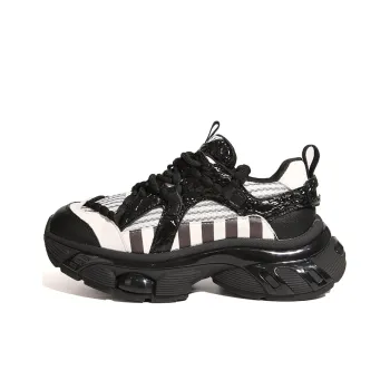 XIAOFAMIAO Luxury Streetwear Casual Versatile Platform Fashion Beaded Pearl Low Top Chunky Sneakers Women's