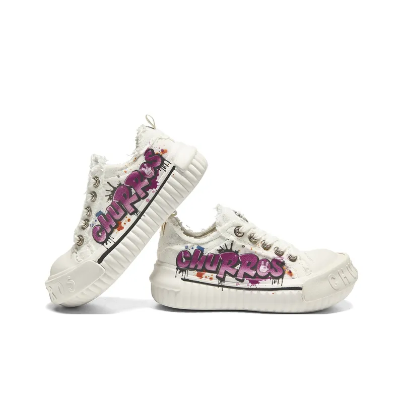 CHURROS Low Top Canvas Shoes Unisex-34