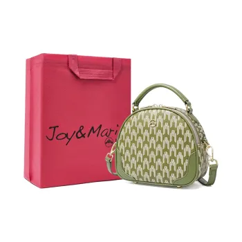 Joy&Mario PVC Lightweight Practical Advanced Commute Regular Women's Beige Yellow/Tale Green/Cocoa Coffee