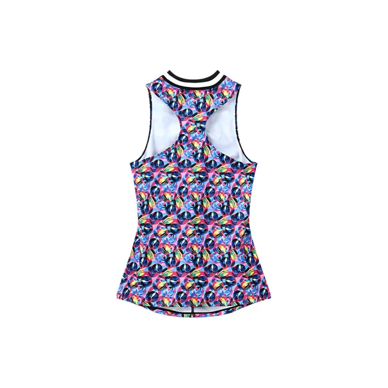 Msgm X FILA Sleeveless Sports Shirts Women's Multicolor-1