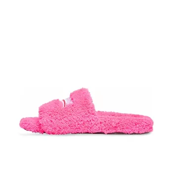Balenciaga Furry Slide Pink Women's