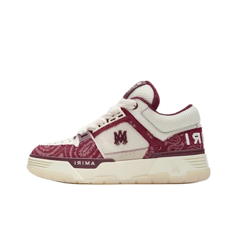 AMIRI MA 1 Bandana Denim Burgundy-0
