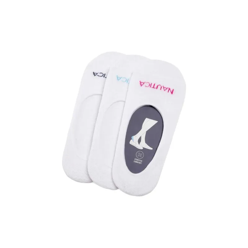 NAUTICA Ankle Socks Unisex 3 Pack White-0