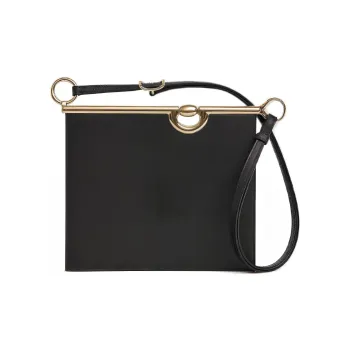 HERMES Mors De Bride Allegro Calfskin Shoulder Bag Crossbody Bag Women's Noir Black