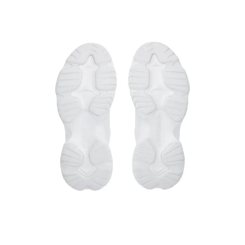 Discovery Expedition Wear Resistant Low Top Chunky Sneakers Unisex White-4