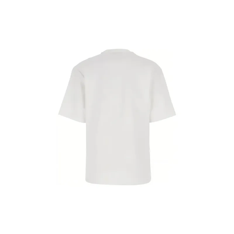 PRADA Drop Shoulder Sleeve T Shirt Women's White-1