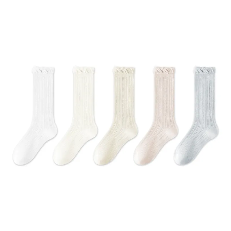 MIIOW Knee High Socks Women's 5 Pack-0