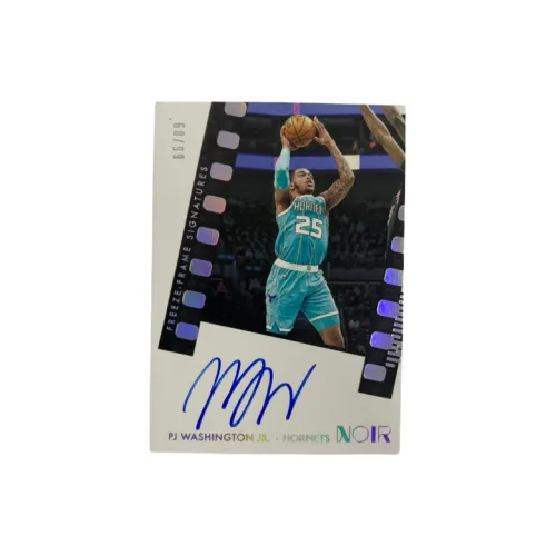 PANINI 2021 22 NOIR Yellow Jacket PJ Washington Autographed 60/99 Star Card Pass Sports Cards 1 Pc