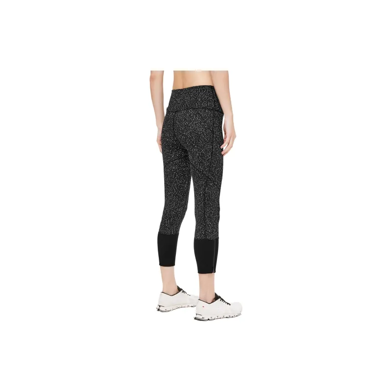 Lululemon Rebel Runner Sports Pants 23' Women's Black Jacquard-1