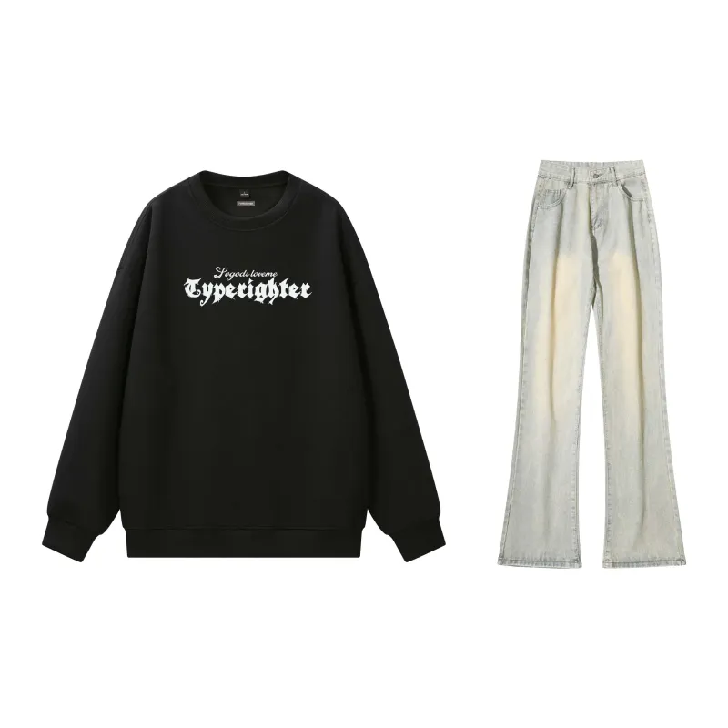 TYPERIGHTER Sweatshirt Set Unisex-6
