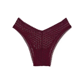 Victoria's Secret PINK Wink V-Front Brazilian Panty / Wild Rose Underpants Women's 1 Pack Wild Rose