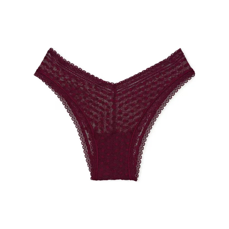 Victoria's Secret PINK Wink V-Front Brazilian Panty / Wild Rose Underpants Women's 1 Pack Wild Rose-0