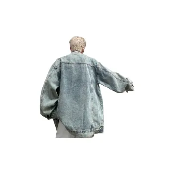 SOCKKEY Denim Jacket Unisex Blue