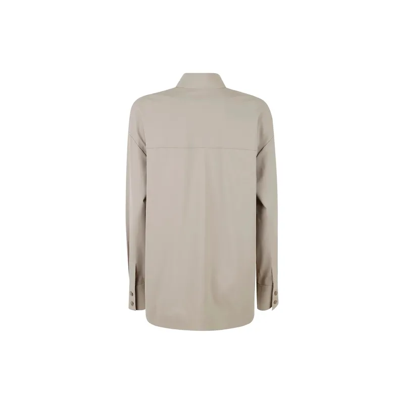 MaxMara Buttoned Long Sleeved Shirt-1