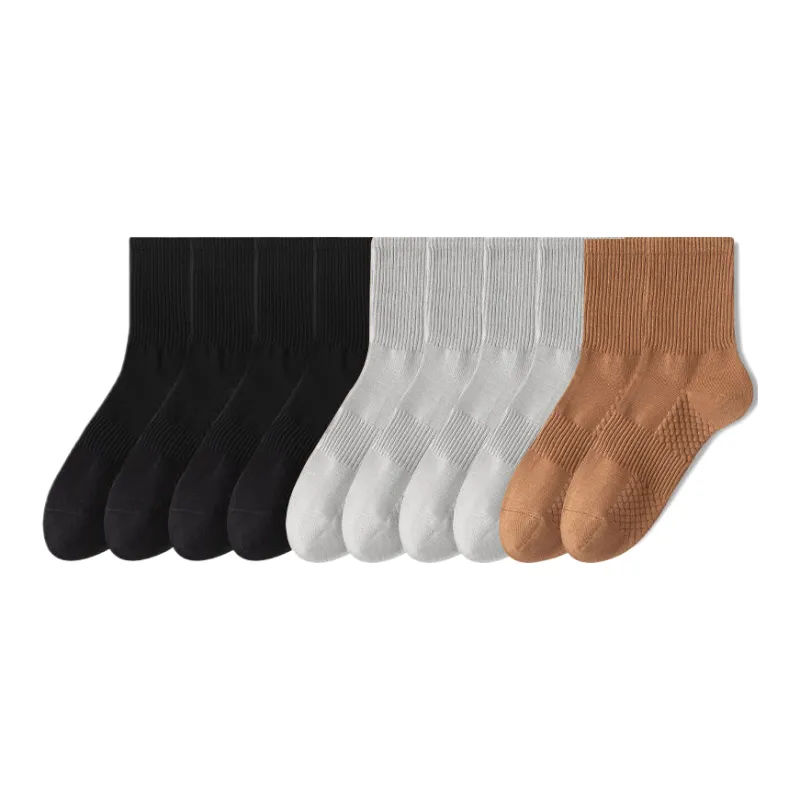 Lan Miao Mid Calf Socks Men's 10 Pack-12