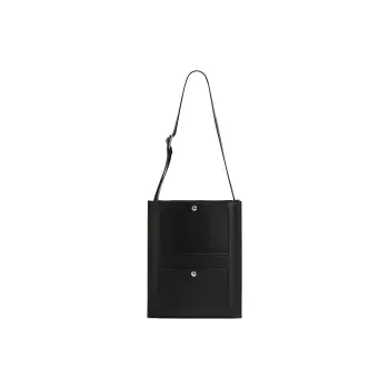HERMES Evergrain Calfskin Tote Bag Shopping Bag Shoulder Bag Crossbody Bag Handbag Men's 89 Noir Black