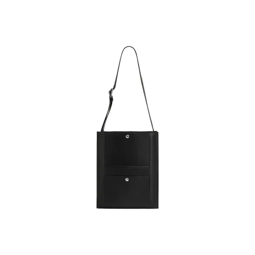 HERMES Evergrain Calfskin Tote Bag Shopping Bag Shoulder Bag Crossbody Bag Handbag Men's 89 Noir Black
