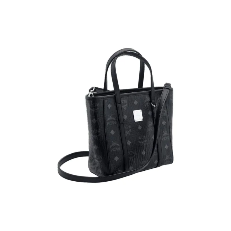 MCM Toni Shopper Mini Visetos Black-1