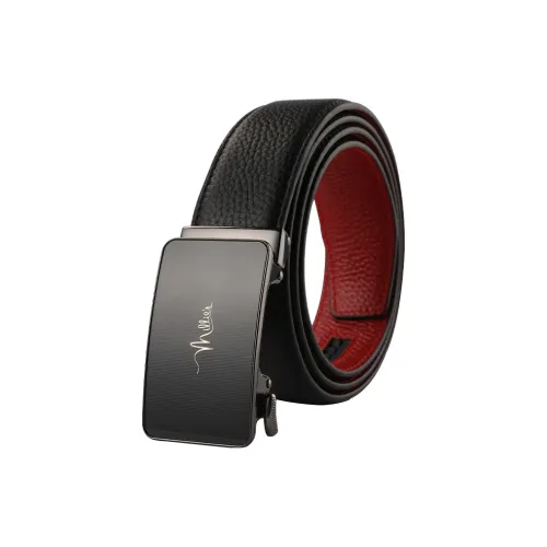 MILLIE'S Top Grain Cow Leather Leather Belts Men's Width  3.5cm