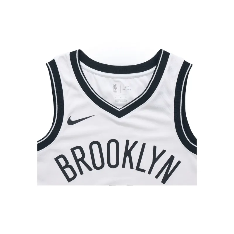 Nike Nike X NBA Basketball Suit SW Fan Edition Brook Nets Kyrie Irving Size 11 Men's White-3