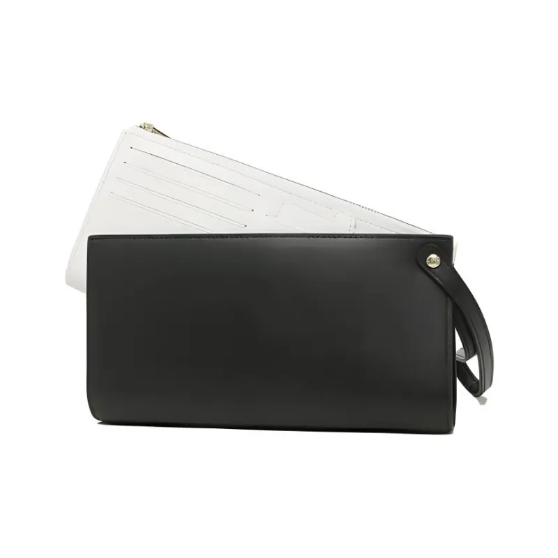 Furla Leather Clutch Women's Black-2