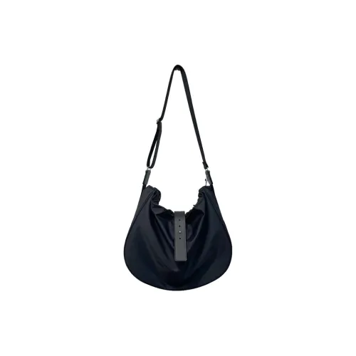 ALNI BITTON Nylon Messenger Bag, Crossbody Bag, Shoulder Bag Large Size Men's Black