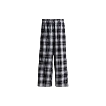 H&M Pajama Pants Women's Black/Plaid