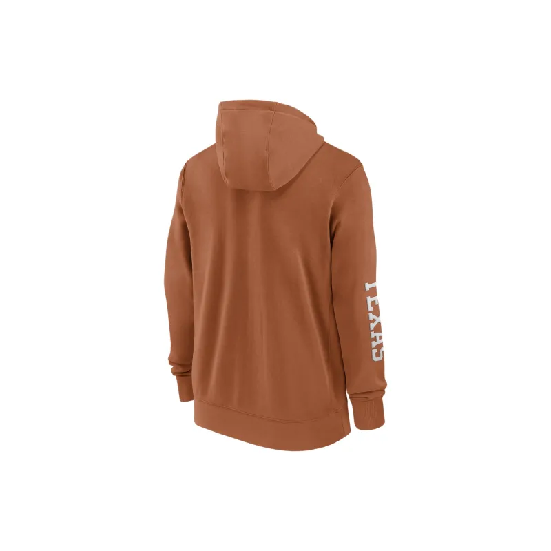 Nike Texas Longhorns Sideline Team Issue Men's Nike College Full Zip Hoodie-1
