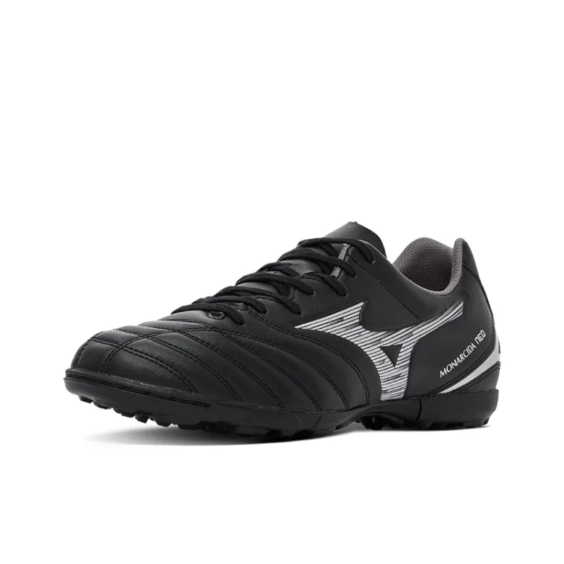 Mizuno MONARCIDA NEO 3 Anti-Slip And Wear-Resistant Coverage Soccer Shoes Men's Black Silver-1