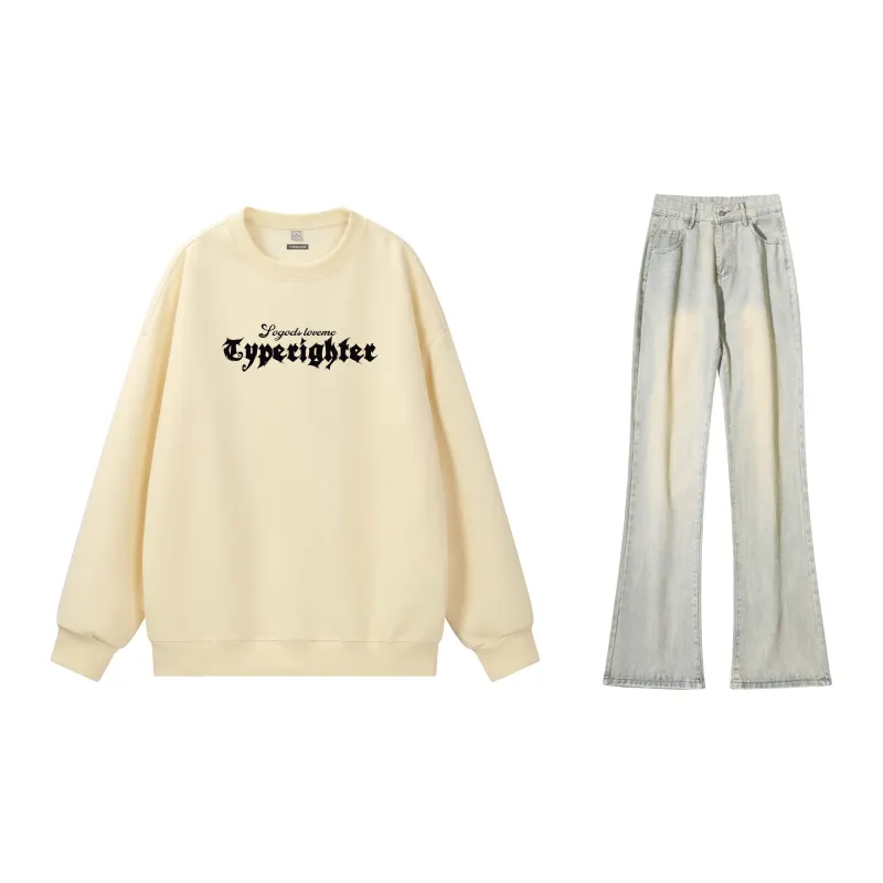 TYPERIGHTER Sweatshirt Set Unisex-17
