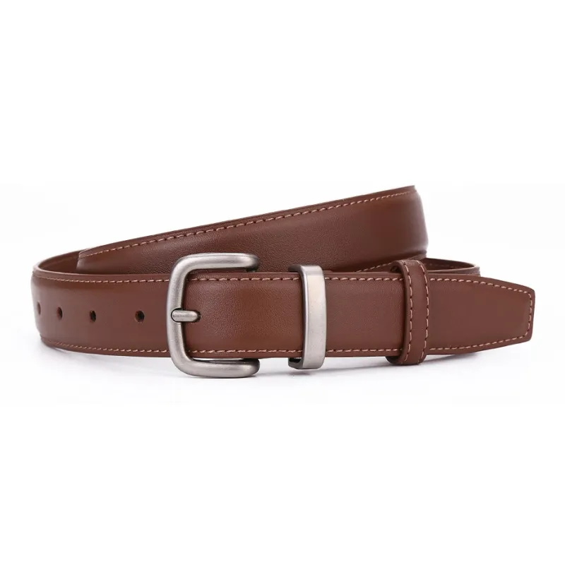 PISHUSHU Cow Leather Leather Belts Women's 4 Colors Available For Selection Width 2.8cm-3