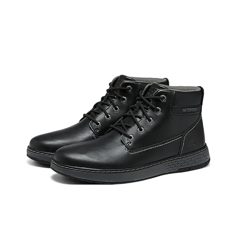 Skechers Anti Slip Wear Resistant Casual Shoes Men's Black-2