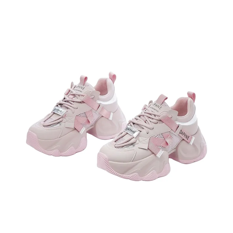 DAPHNE Height Increasing Low Top Chunky Sneakers Women's-1