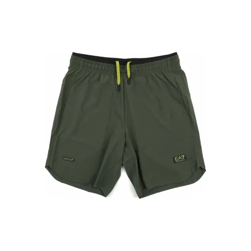 EMPORIO ARMANI EA7 Casual Shorts Men Dark Green