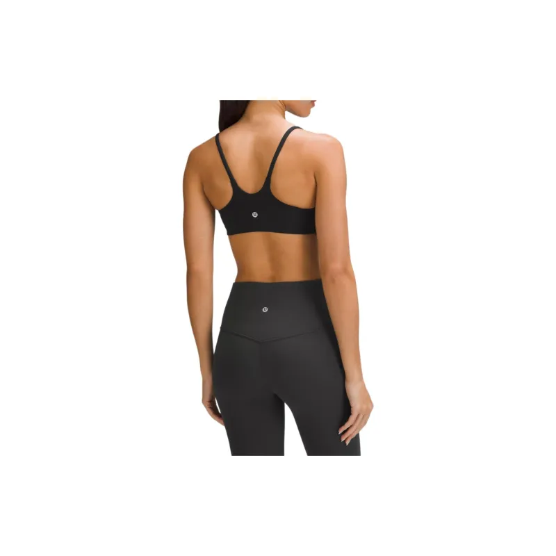 Lululemon Wunder Train Strappy Racer Sports Underwear Women's Black-1