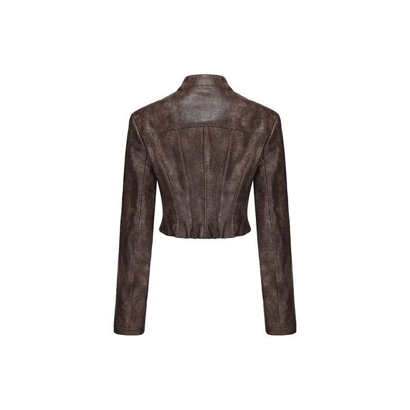 VANN VALRENCÉ Leather Jacket Women's-1