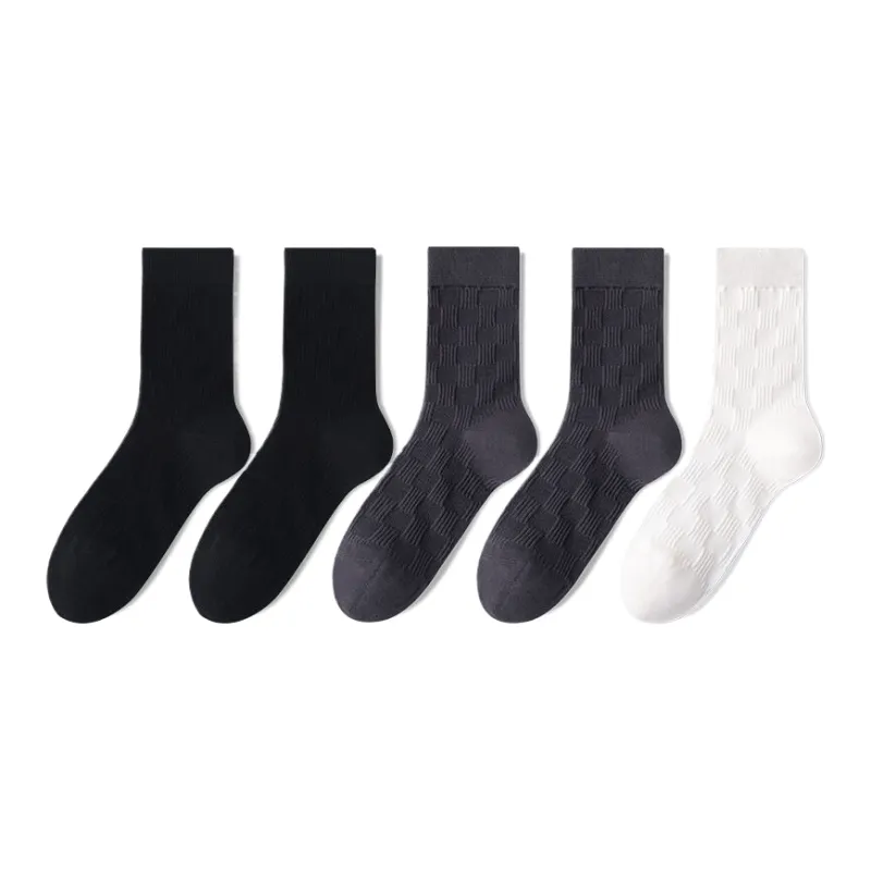 Lan Miao Mid Calf Socks Men's 5 Pack-7